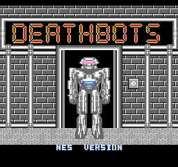 Deathbots (Homebrew) — Title screen